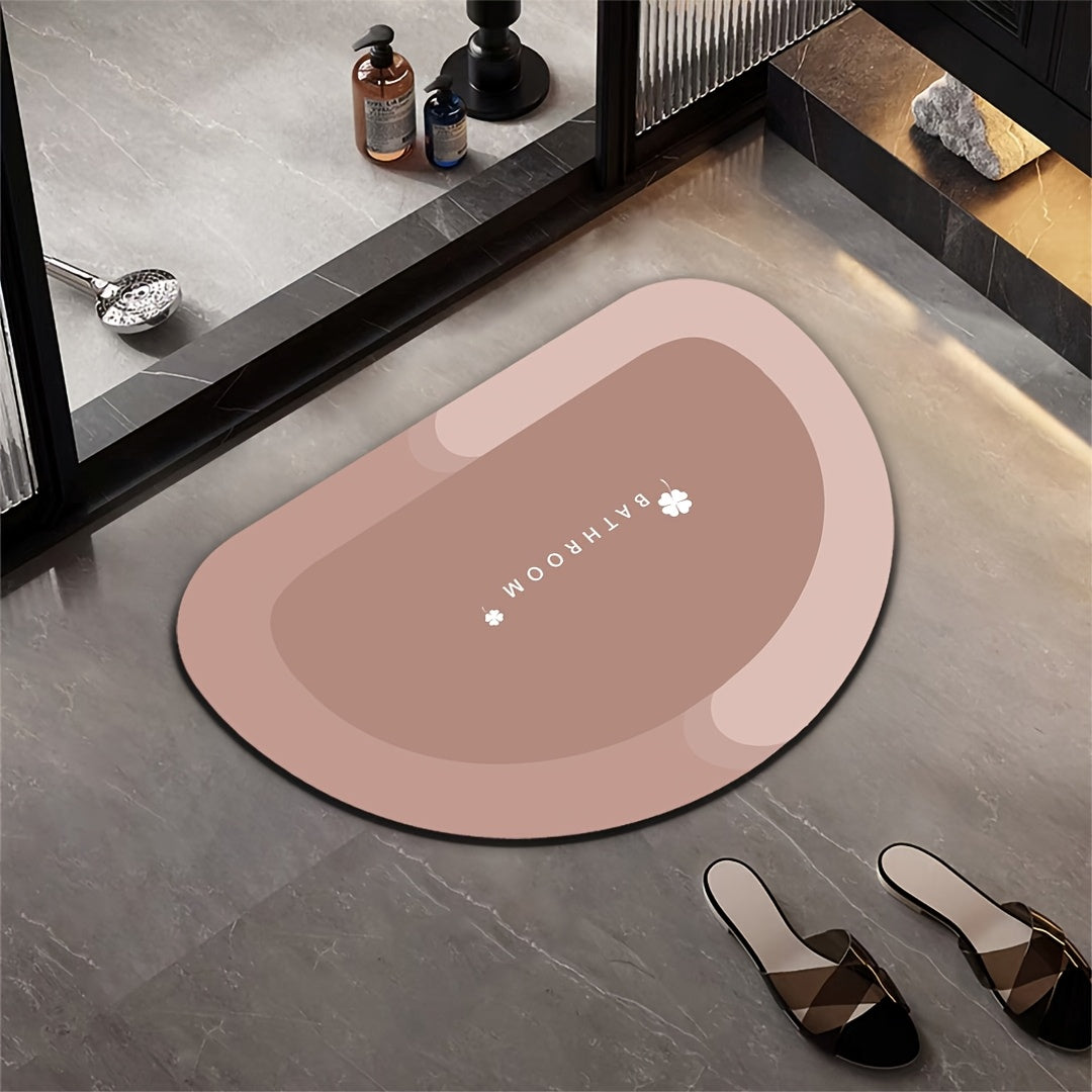 Special Extra-Thick, Super Absorbent Diatomite Bath Mat - Quick Dry, Non-slip And Water-absorbing Floor Mat, Soft And Comfortable Bathroom Mat, Suitable for Bathroom, Shower, Laundry Room, Bedroom, Living Room, Doorstep Mat, Kitchen Floor Mat