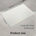 Stone Bath Mat, Diatomaceous Earth Non-Slip Stone Shower Mat - Quick Drying Absorbent Bath Stone Mat - Elegant & Modern Design, Easy To Clean (23.5 X 15 Sandstone)