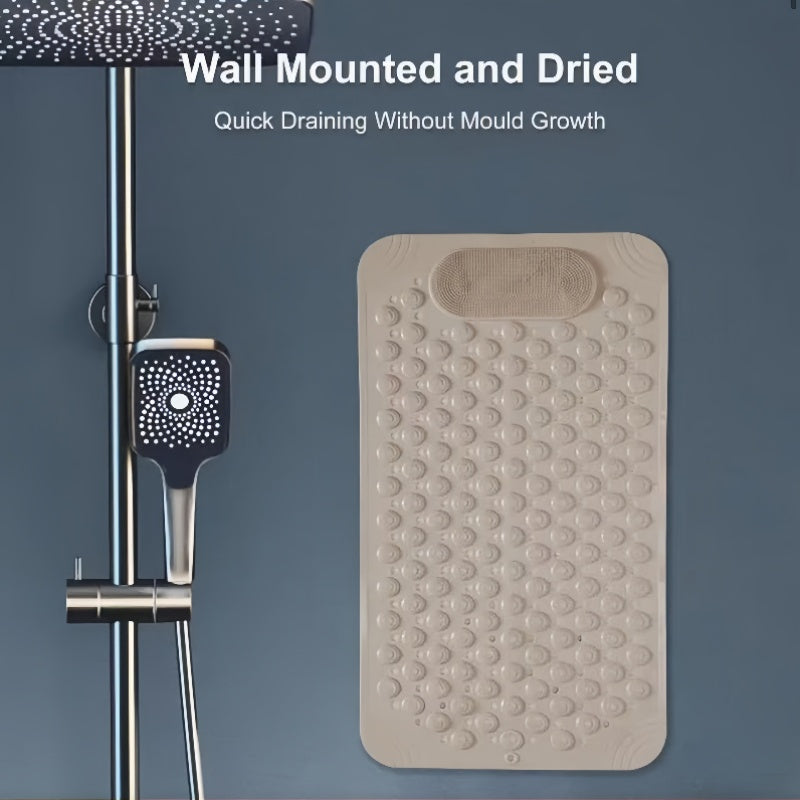 Non-Slip Bath Mat, Home Toilet Mat, Shower Suction Mat, Foot Massage Mat for The Bathroom
