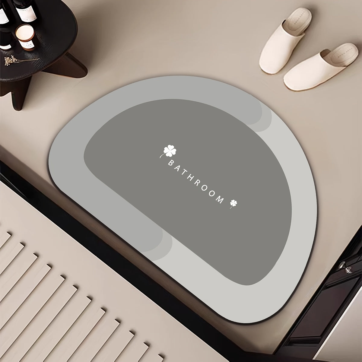 Special Extra-Thick, Super Absorbent Diatomite Bath Mat - Quick Dry, Non-slip And Water-absorbing Floor Mat, Soft And Comfortable Bathroom Mat, Suitable for Bathroom, Shower, Laundry Room, Bedroom, Living Room, Doorstep Mat, Kitchen Floor Mat