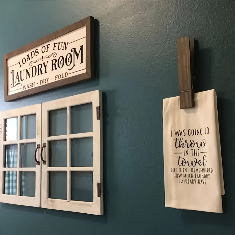 Set Of 3, Rustic Wooden Hooked Towel Rack - Wall Mounted, Large Capacity, Rust Resistant Bathroom Organizer - Hooks