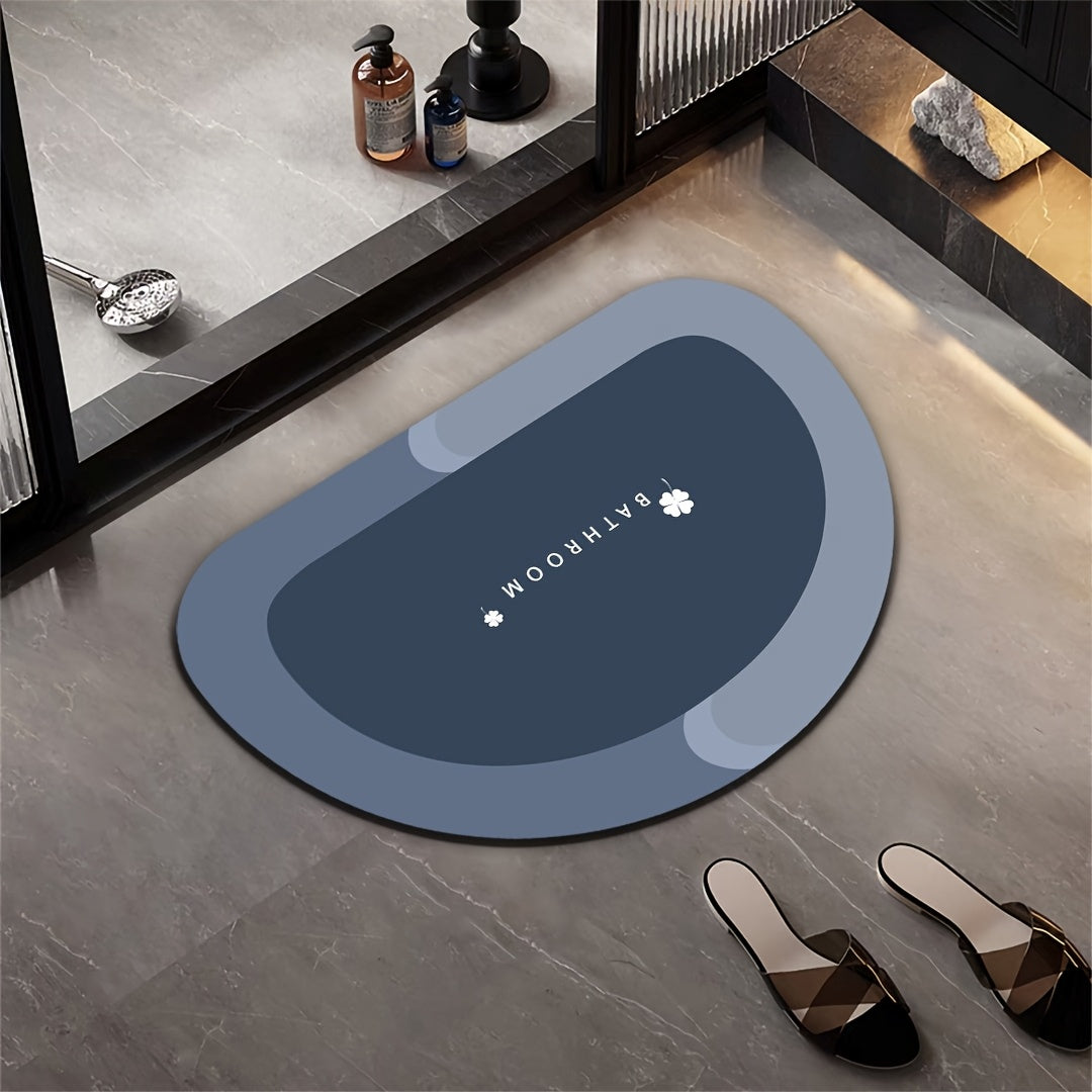 Special Extra-Thick, Super Absorbent Diatomite Bath Mat - Quick Dry, Non-slip And Water-absorbing Floor Mat, Soft And Comfortable Bathroom Mat, Suitable for Bathroom, Shower, Laundry Room, Bedroom, Living Room, Doorstep Mat, Kitchen Floor Mat