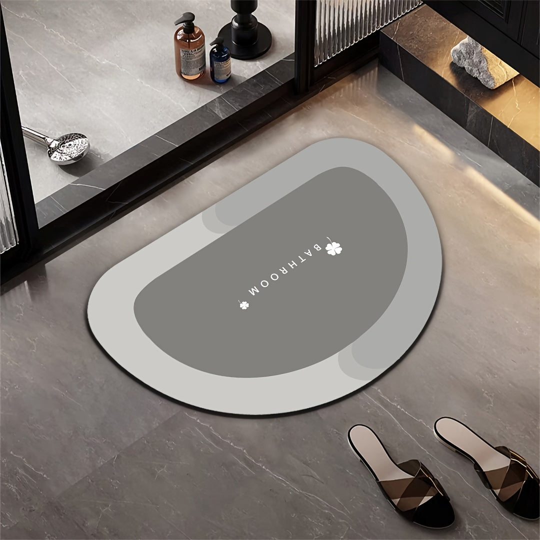 Special Extra-Thick, Super Absorbent Diatomite Bath Mat - Quick Dry, Non-slip And Water-absorbing Floor Mat, Soft And Comfortable Bathroom Mat, Suitable for Bathroom, Shower, Laundry Room, Bedroom, Living Room, Doorstep Mat, Kitchen Floor Mat