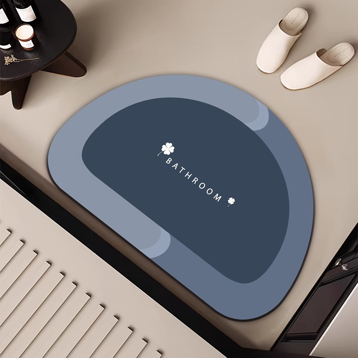 Special Extra-Thick, Super Absorbent Diatomite Bath Mat - Quick Dry, Non-slip And Water-absorbing Floor Mat, Soft And Comfortable Bathroom Mat, Suitable for Bathroom, Shower, Laundry Room, Bedroom, Living Room, Doorstep Mat, Kitchen Floor Mat