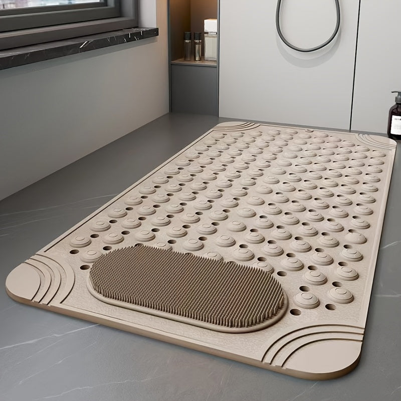 Non-Slip Bath Mat, Home Toilet Mat, Shower Suction Mat, Foot Massage Mat for The Bathroom
