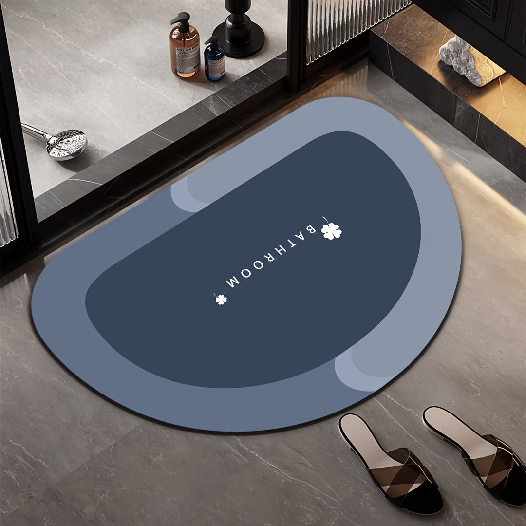 Special Extra-Thick, Super Absorbent Diatomite Bath Mat - Quick Dry, Non-slip And Water-absorbing Floor Mat, Soft And Comfortable Bathroom Mat, Suitable for Bathroom, Shower, Laundry Room, Bedroom, Living Room, Doorstep Mat, Kitchen Floor Mat