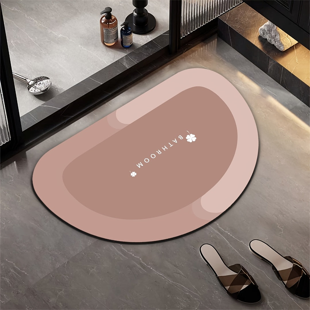 Special Extra-Thick, Super Absorbent Diatomite Bath Mat - Quick Dry, Non-slip And Water-absorbing Floor Mat, Soft And Comfortable Bathroom Mat, Suitable for Bathroom, Shower, Laundry Room, Bedroom, Living Room, Doorstep Mat, Kitchen Floor Mat