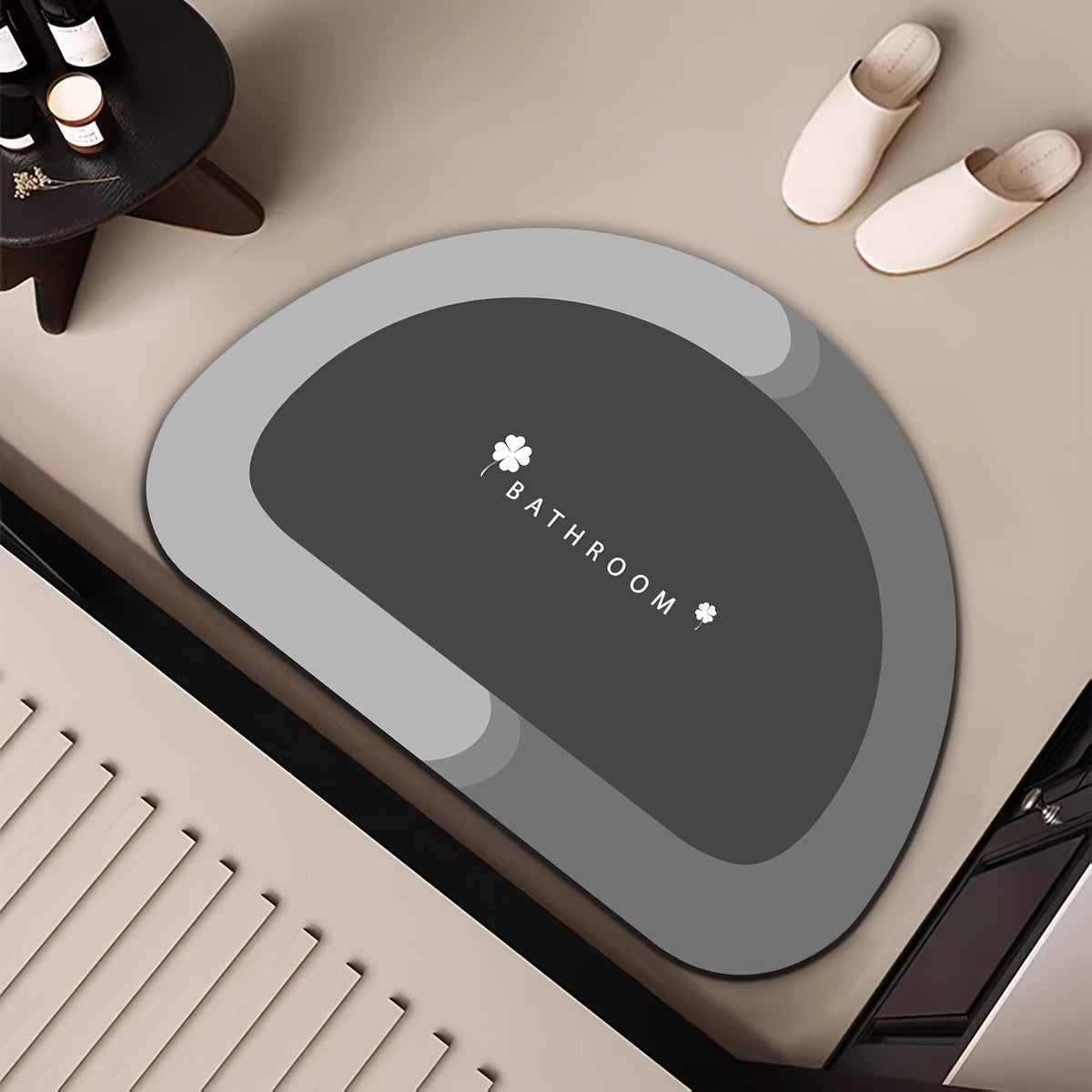 Special Extra-Thick, Super Absorbent Diatomite Bath Mat - Quick Dry, Non-slip And Water-absorbing Floor Mat, Soft And Comfortable Bathroom Mat, Suitable for Bathroom, Shower, Laundry Room, Bedroom, Living Room, Doorstep Mat, Kitchen Floor Mat